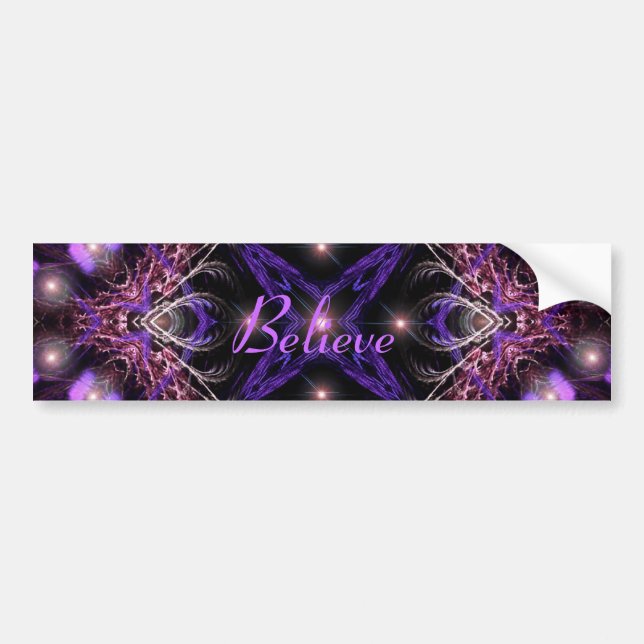 Affirmation Fractal Bumper Sticker (Front)