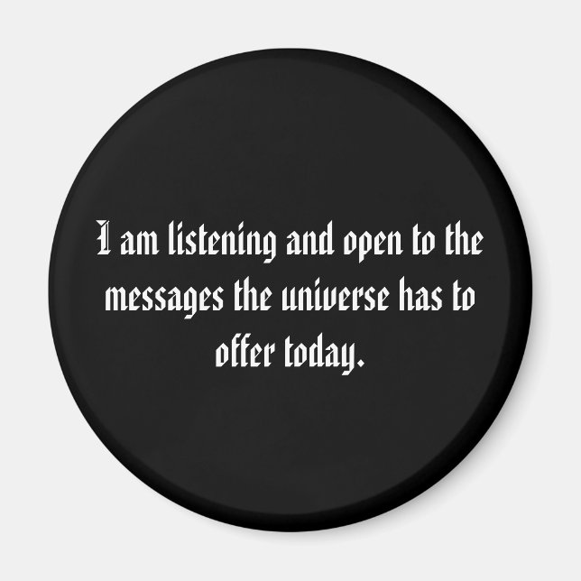 Affirmation Magnet (Front)