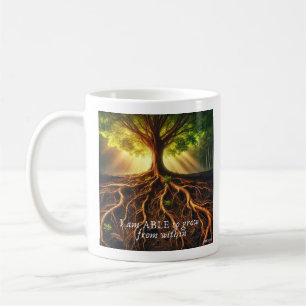 Affirmation Mug - I am ABLE to Grow from Within 