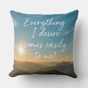 Affirmation on your pillow