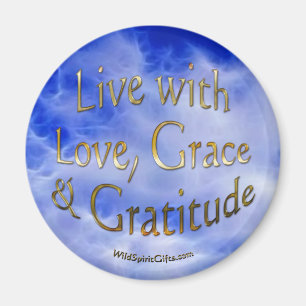 Affirmation positive et aimant de foi