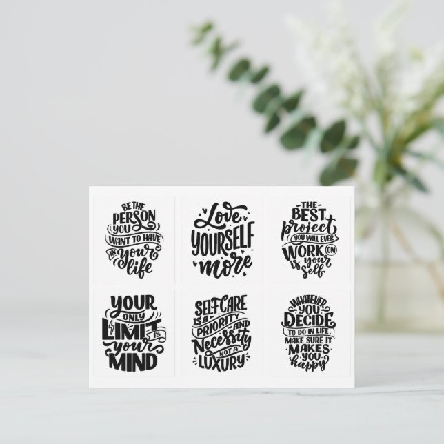 AFFIRMATION POSTCARD (Standing Front)