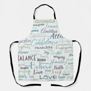 Affirmations apron