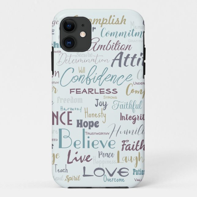 Affirmations   Case-Mate iPhone case (Back)