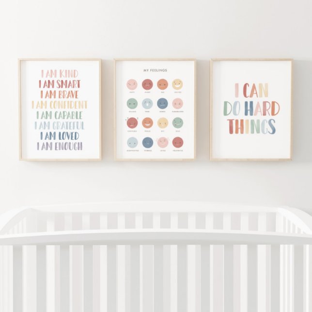 Affirmations et sentiments arc-en-ciel Salle de cl (Créateur téléchargé)