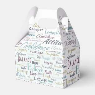 Affirmations   favor box