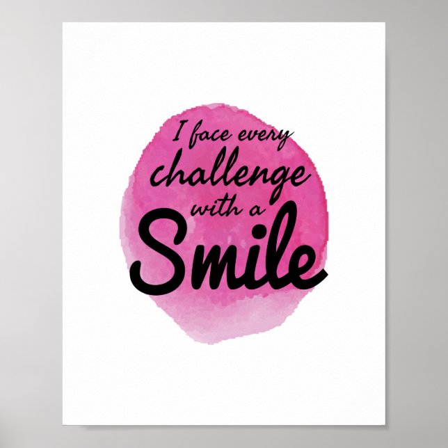 affirmations for self love and self acceptance poster (Front)
