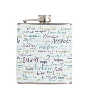 Affirmations   hip flask