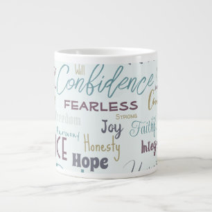 Affirmations  large coffee mug