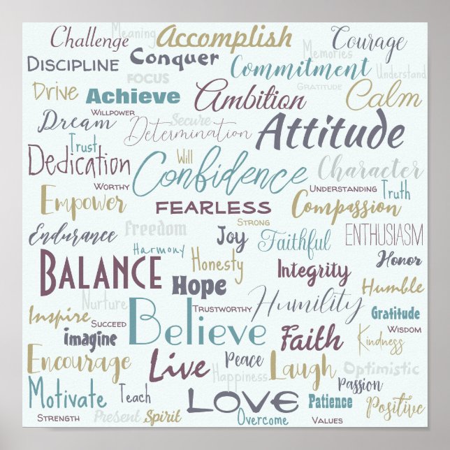 Affirmations   poster (Front)