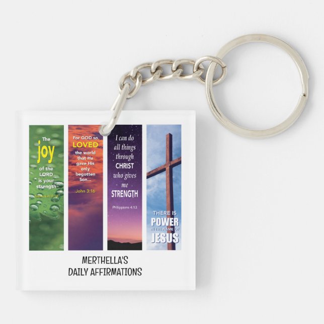 AFFIRMATIONS QUOTIDIENNES BIBLES Personnalisées Ch (Dos)