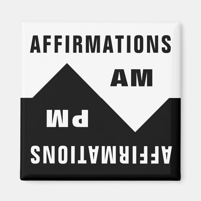 Affirmations Reminder Magnet (Front)
