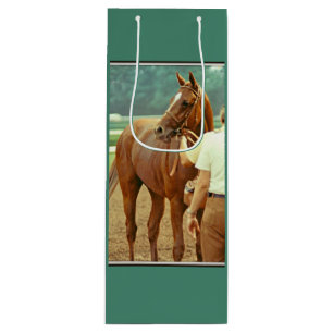 Affirmed Thoroughbred Racehorse 1978 Wine Gift Bag