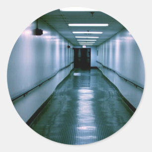 Affligé autour des autocollants