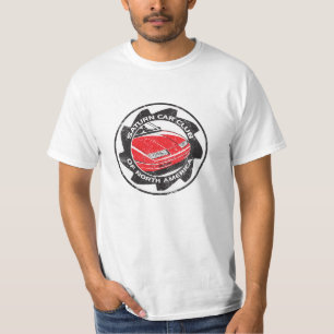Afflige le T-shirt de blanc de logo de SCCNA