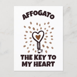 Affogato  postcard