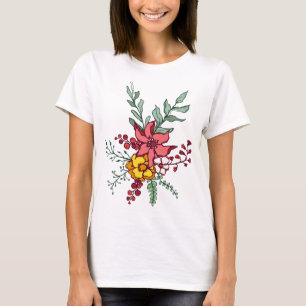 Affordable Floral Women's T-Shirts