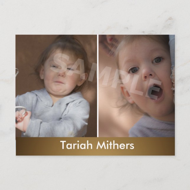 Affordable Kids Headshots 2-Sided Comp Card (Front)