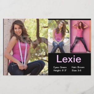 Affordable Model Comp Cards