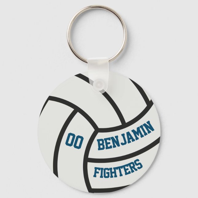 Affordable Volleyball Giveaway Gifts & Promotions Keychain (Front)