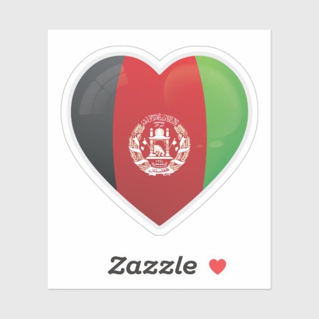 Afganistan Love Flag (Sheet)