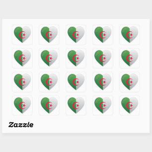 Afganistan Love Icon Square Sticker