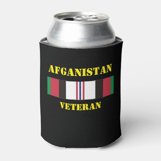 AFGANISTAN VETERAN CAN COOLER (Can Front)