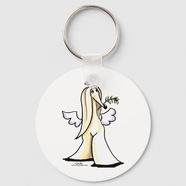 Afghan Angel Keychain (Front)