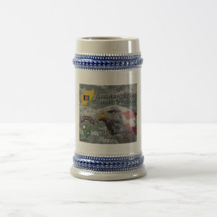 Afghan Combat Veteran 75th Ranger Regiment Beer Stein