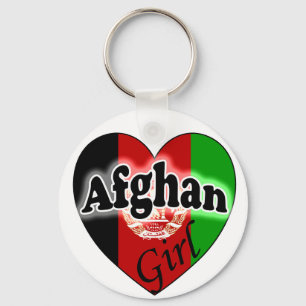Afghan Girl Keychain