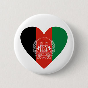 Afghan heart - For real Afghans! 2 Inch Round Button