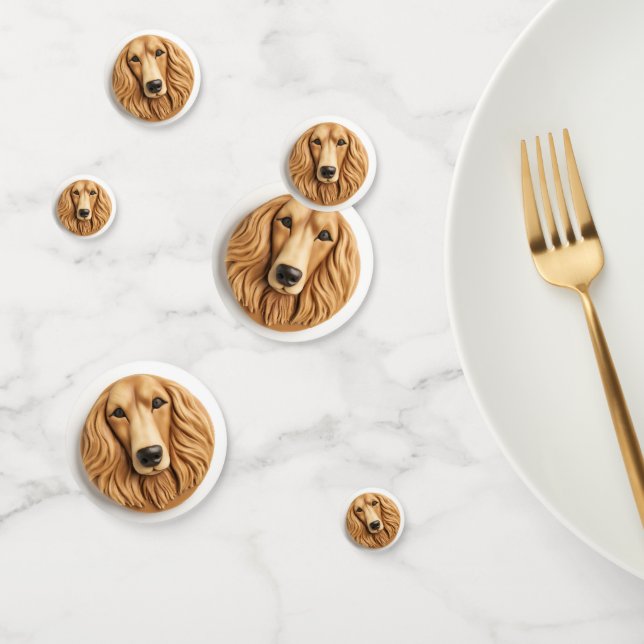 Afghan Hound 3D Inspired Confetti (Group)