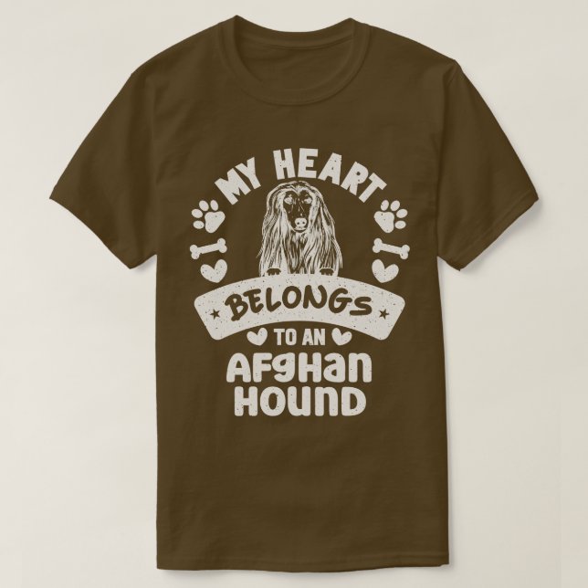 Afghan Hound 5 T-Shirt (Design Front)