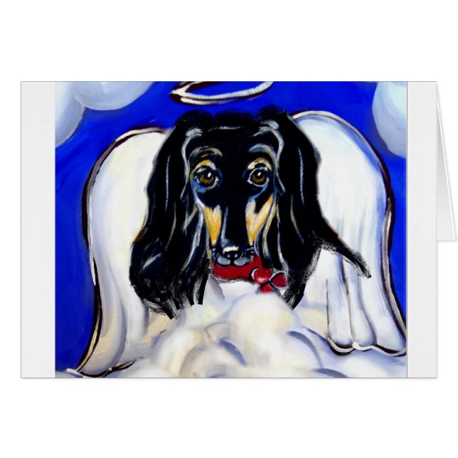 Afghan hound angel (Front Horizontal)