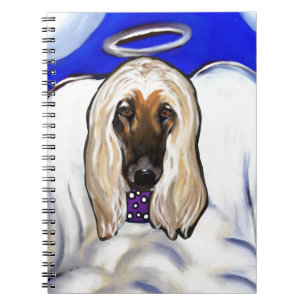 Afghan Hound Angel Notebook