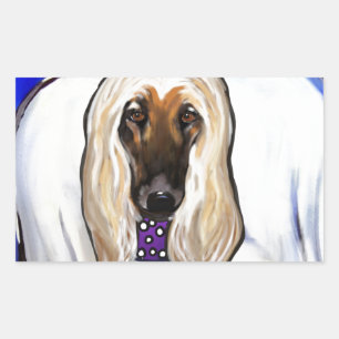 Afghan Hound Angel Sticker