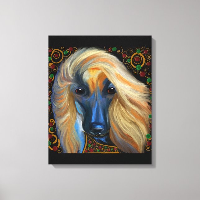 Afghan Hound  Canvas  Print (Front)