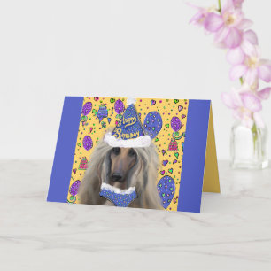 AFGHAN HOUND CARD