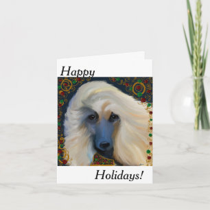 Afghan Hound Card