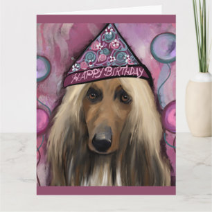 Afghan Hound           Card