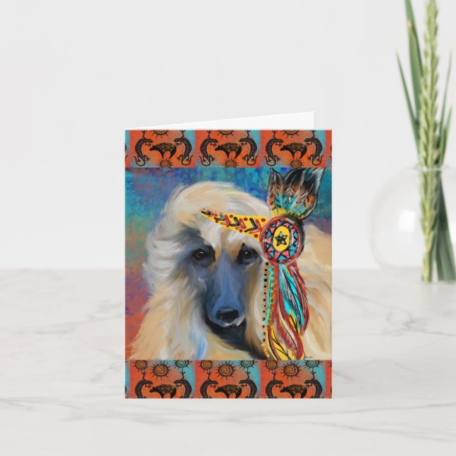 Afghan Hound      Card (Front)