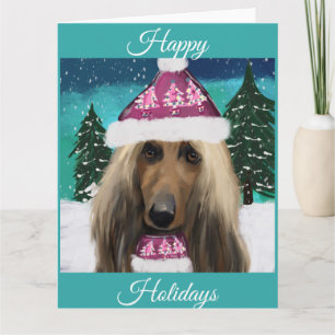 Afghan Hound Card