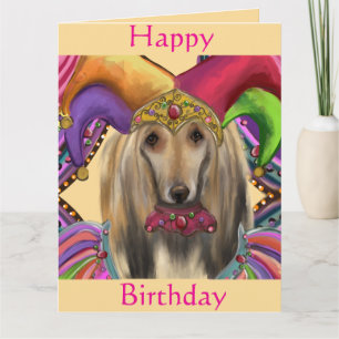 AFGHAN HOUND CARD
