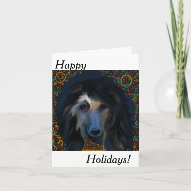Afghan Hound      Card (Front)