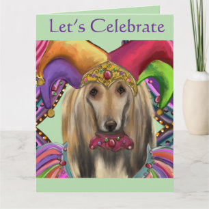 AFGHAN HOUND CARD
