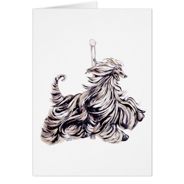 Afghan Hound Carousel Moving (Front)