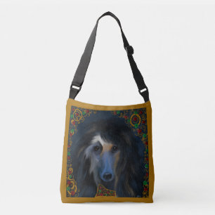 Afghan Hound Crossbody Bag