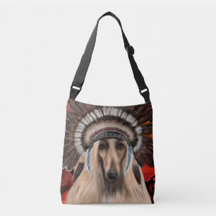 Afghan Hound Crossbody Bag