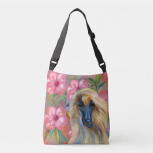 Afghan Hound Crossbody Bag