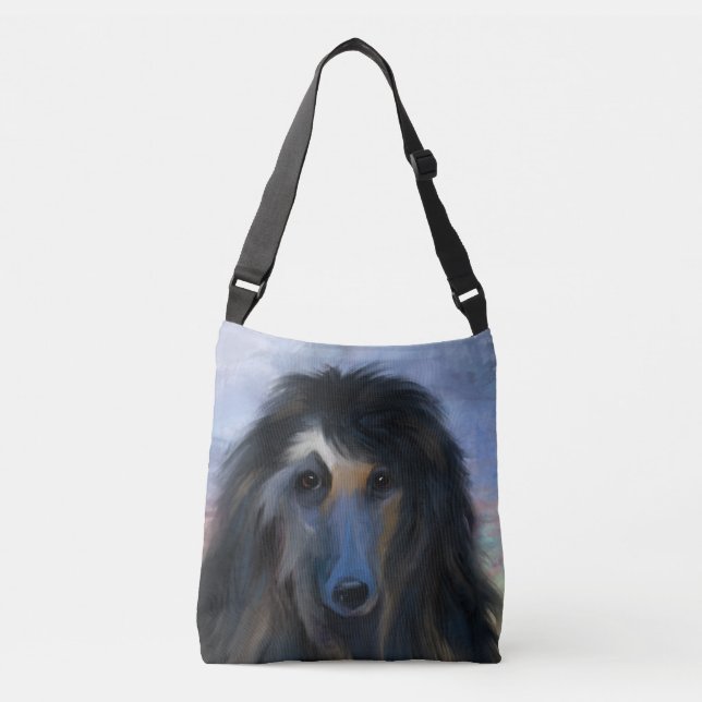  Afghan Hound   Crossbody Bag (Front)